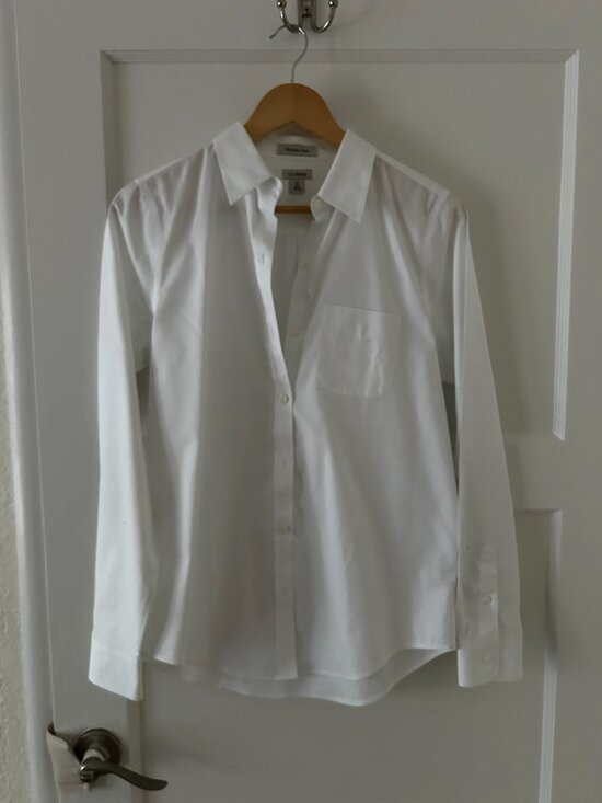 L.L. Bean Tops - LL Bean Women's White Button Down Shirt XS Tall